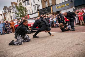 Bond Stunt Action in Bexhill Town Centre - 4 (thumbnail)