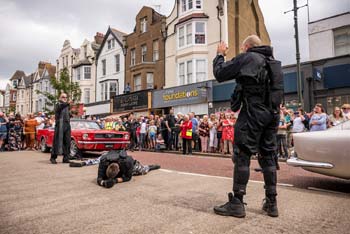 Bond Stunt Action in Bexhill Town Centre - 6 (thumbnail)