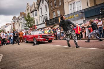 Bond Stunt Action in Bexhill Town Centre - 8 (thumbnail)