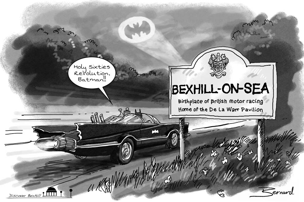 Batman Bexhill Cartoon by Lord Bernard